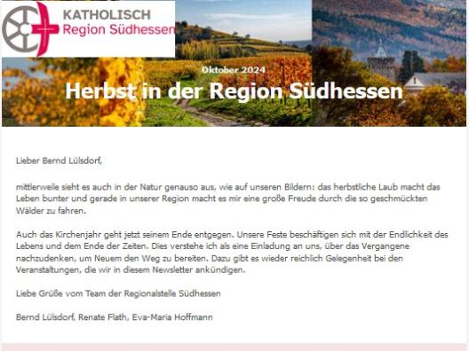 Newsletter der Region Südhessen