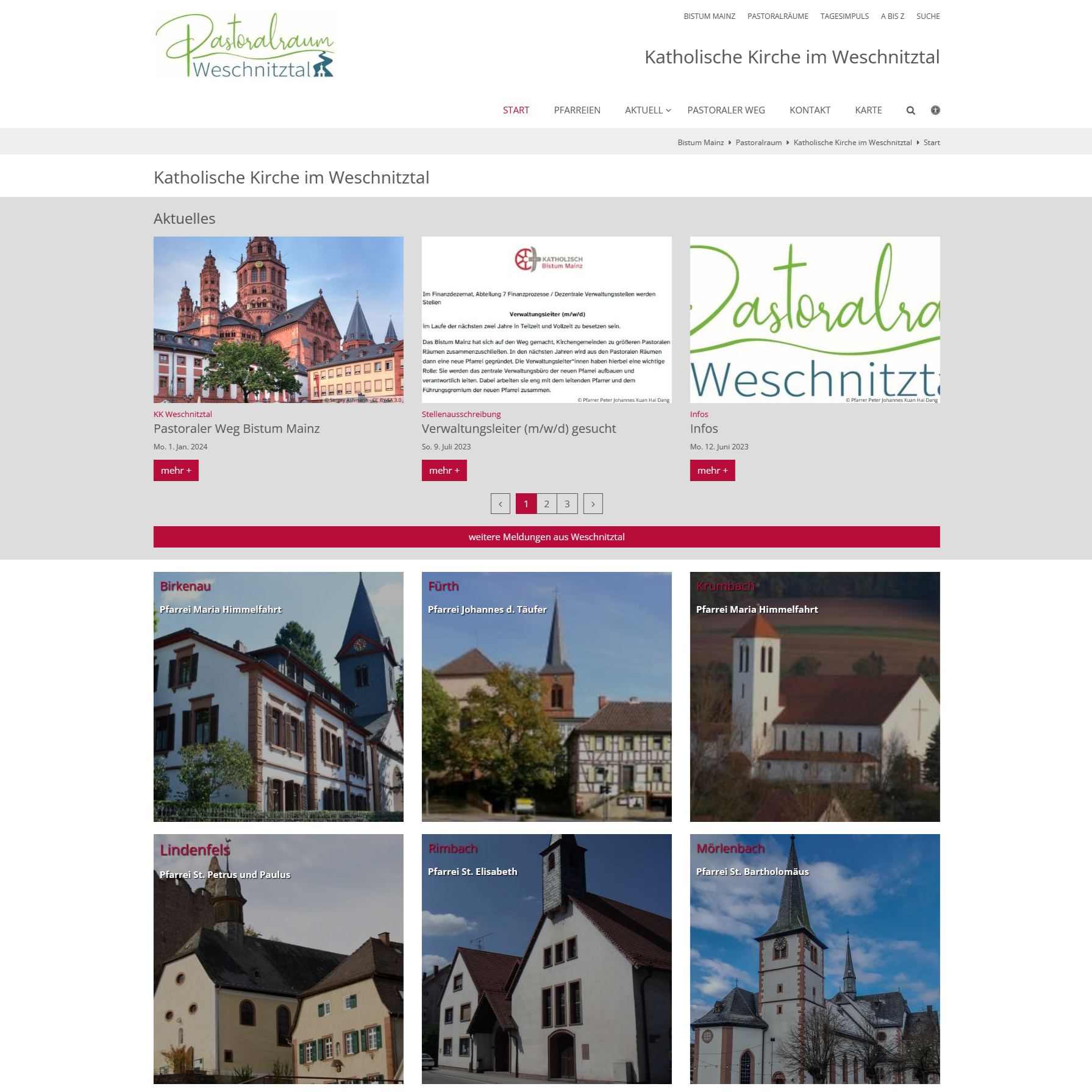 Katholische Kirche im Weschnitztal