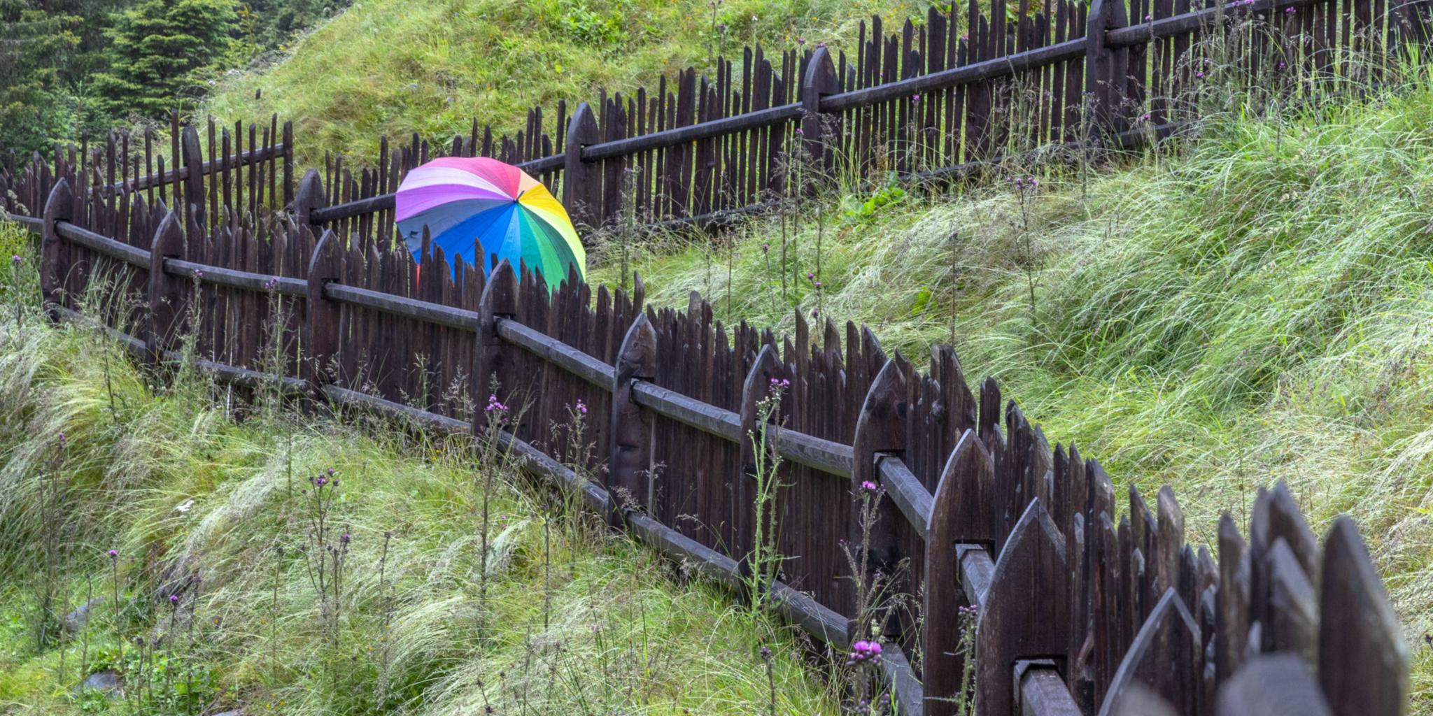 Regenbogenschirm