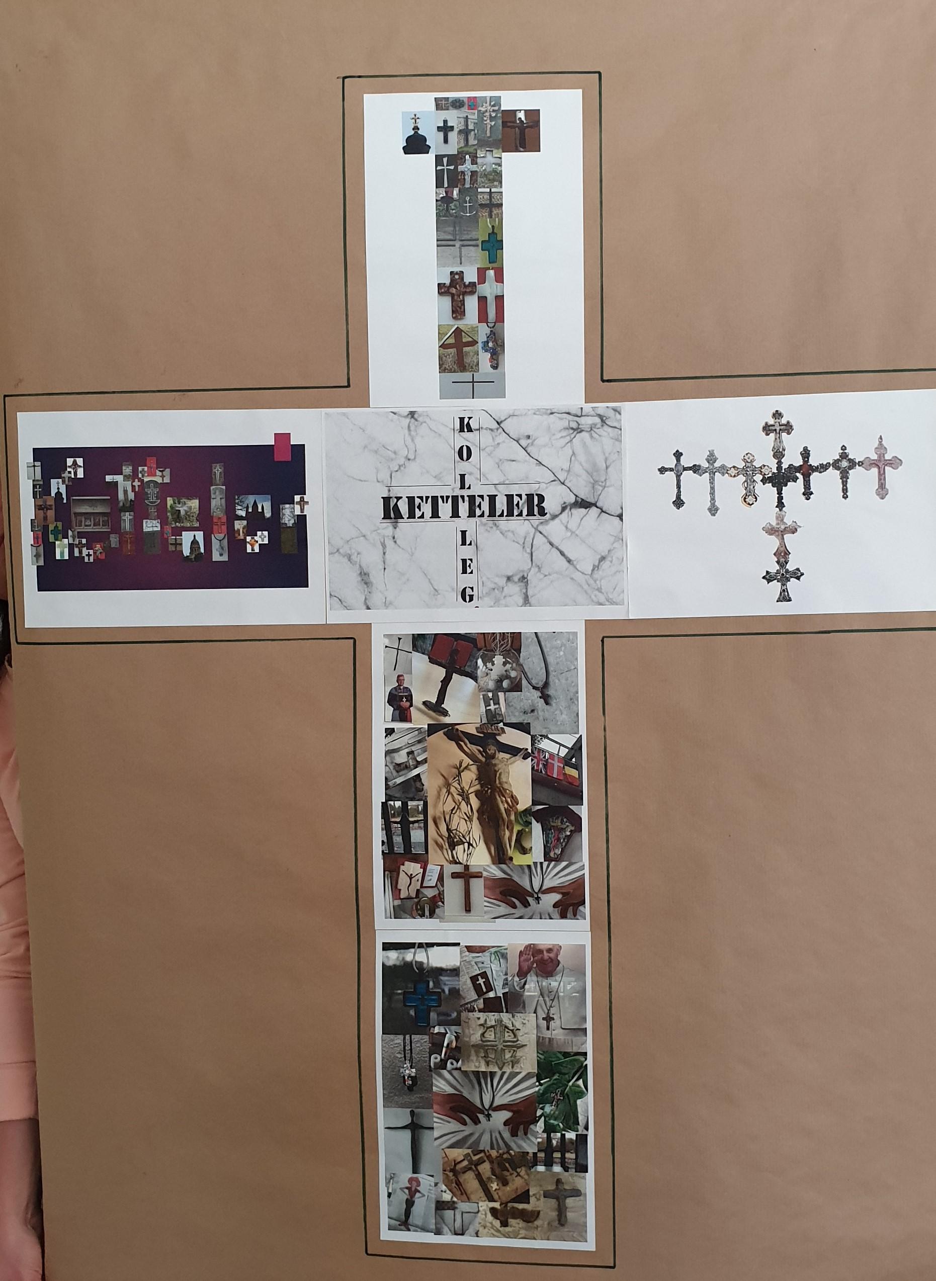 Schulkreuze  - eine Collage (c) Ketteler-Kolleg