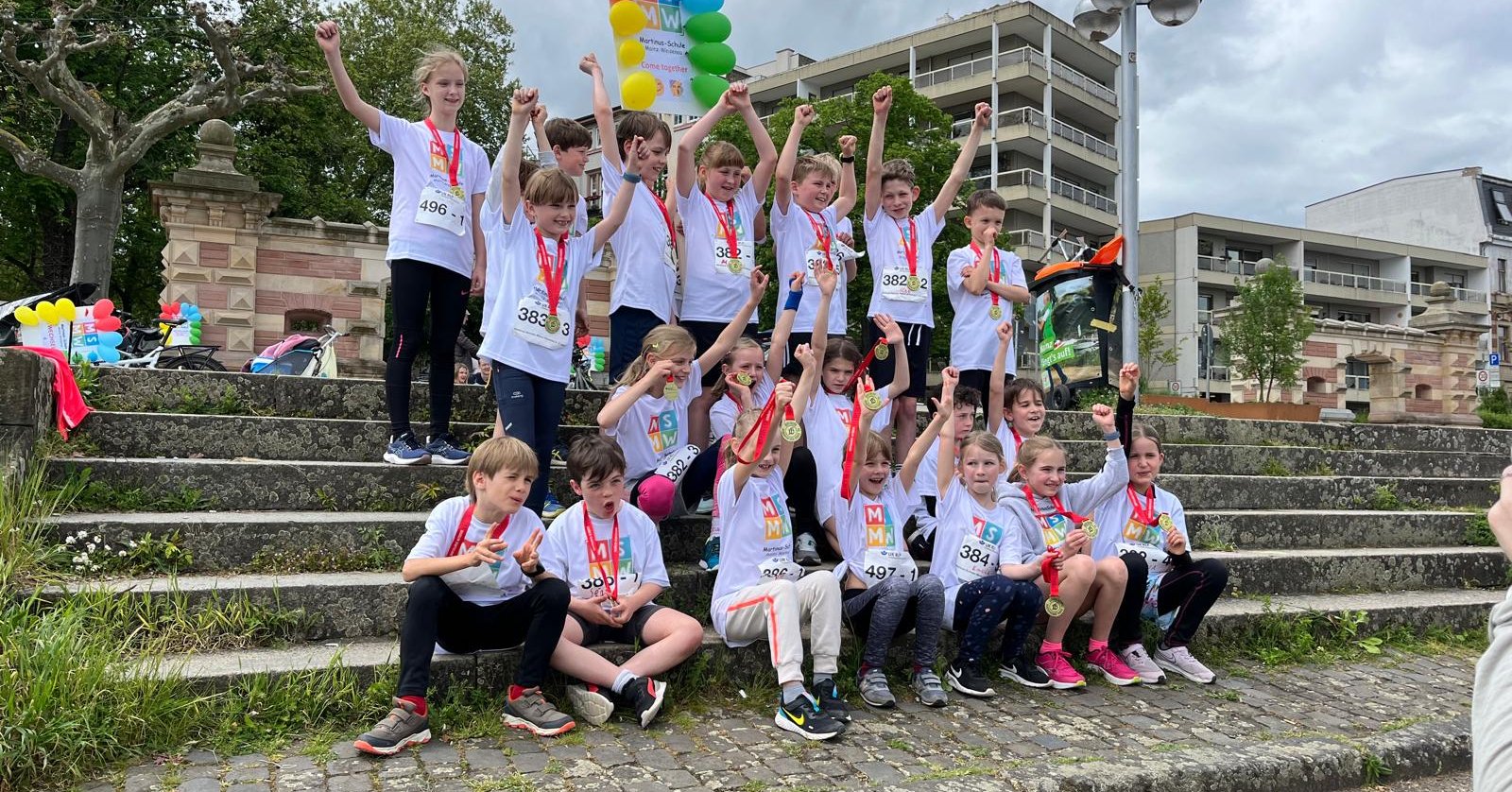 Teilnahme am Schulmarathon MartinusSchule Weisenau