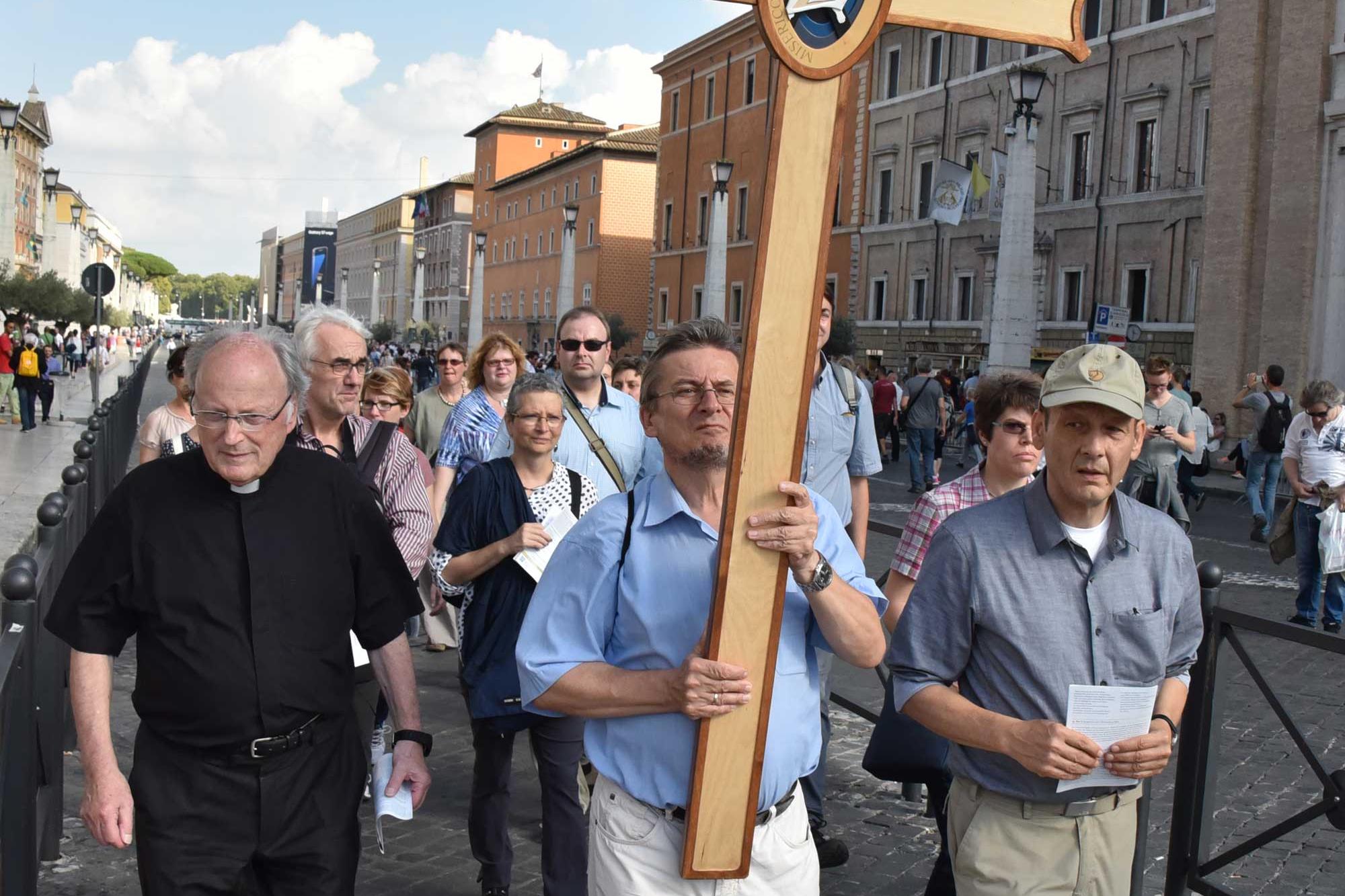 Seelsorgedezernat auf der Pilgerreise in Rom (c) Bistum Mainz