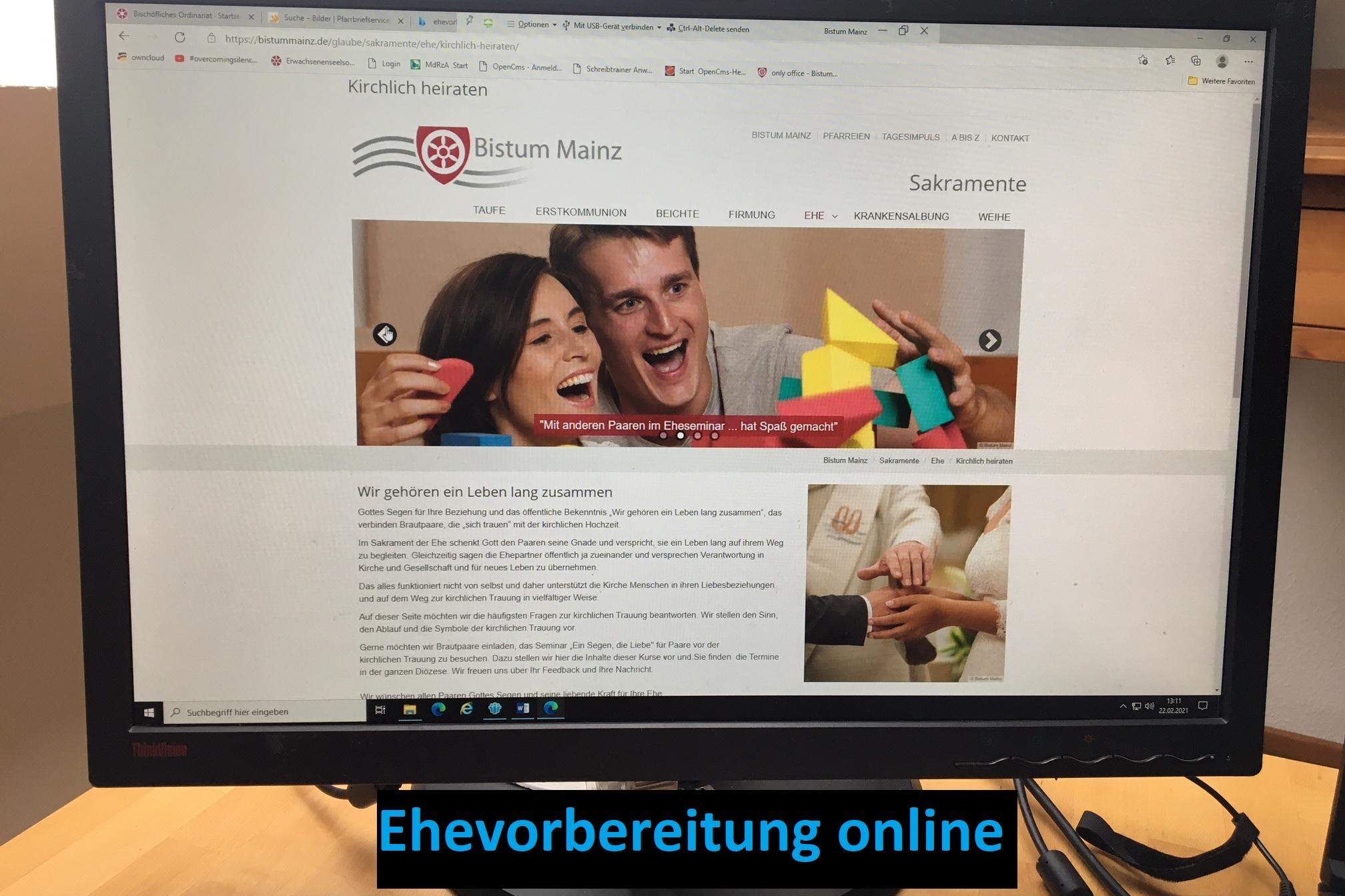 Ehevorbereitung online