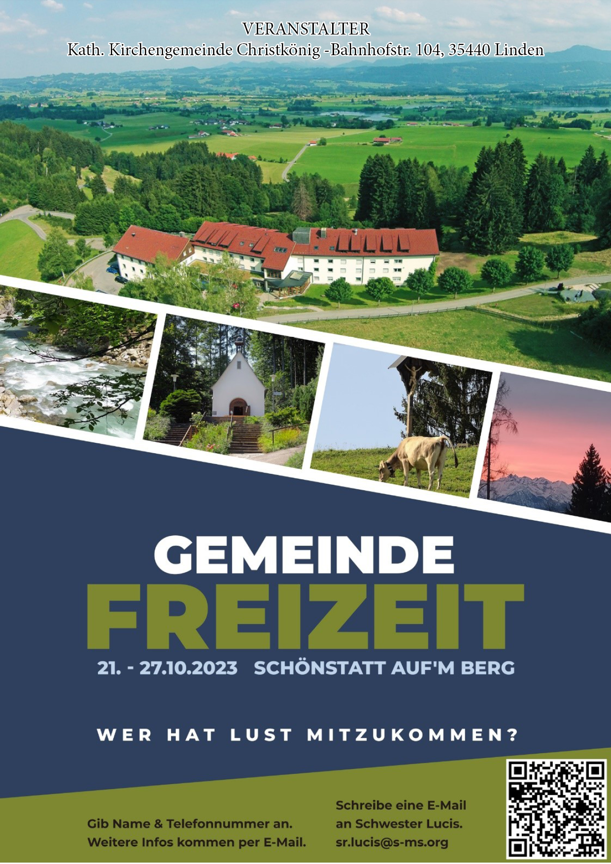 Flyer Freizeit Christkönig Linden 2023 (c) KG Linden