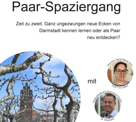 Plakat Paar-Spaziergang