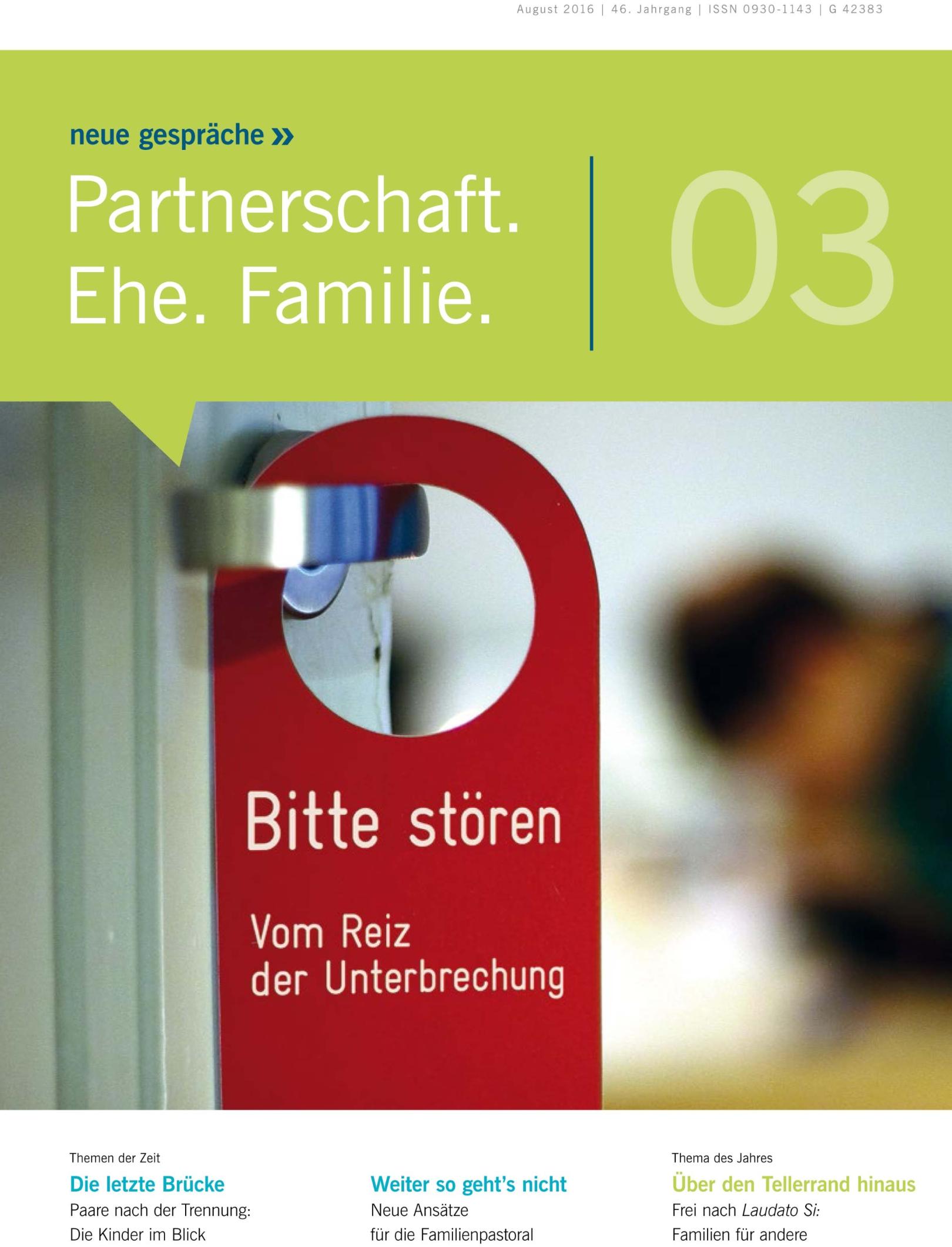 „neue gespräche: Partnerschaft - Ehe - Familie“ (c) Arbeitsgemeinschaft für katholische Familienbildung e.V.