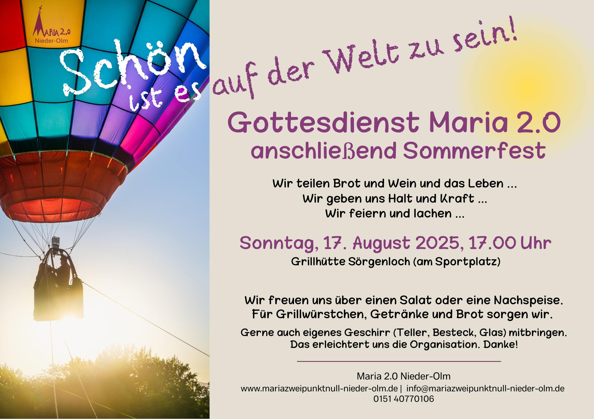 Maria 2.0 Sommer-Gottesdienst_1