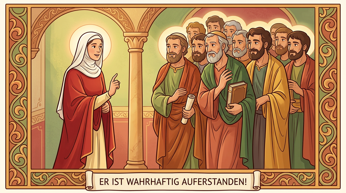 Maria Magdalena verkündigt