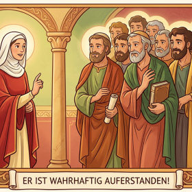 Maria Magdalena verkündigt