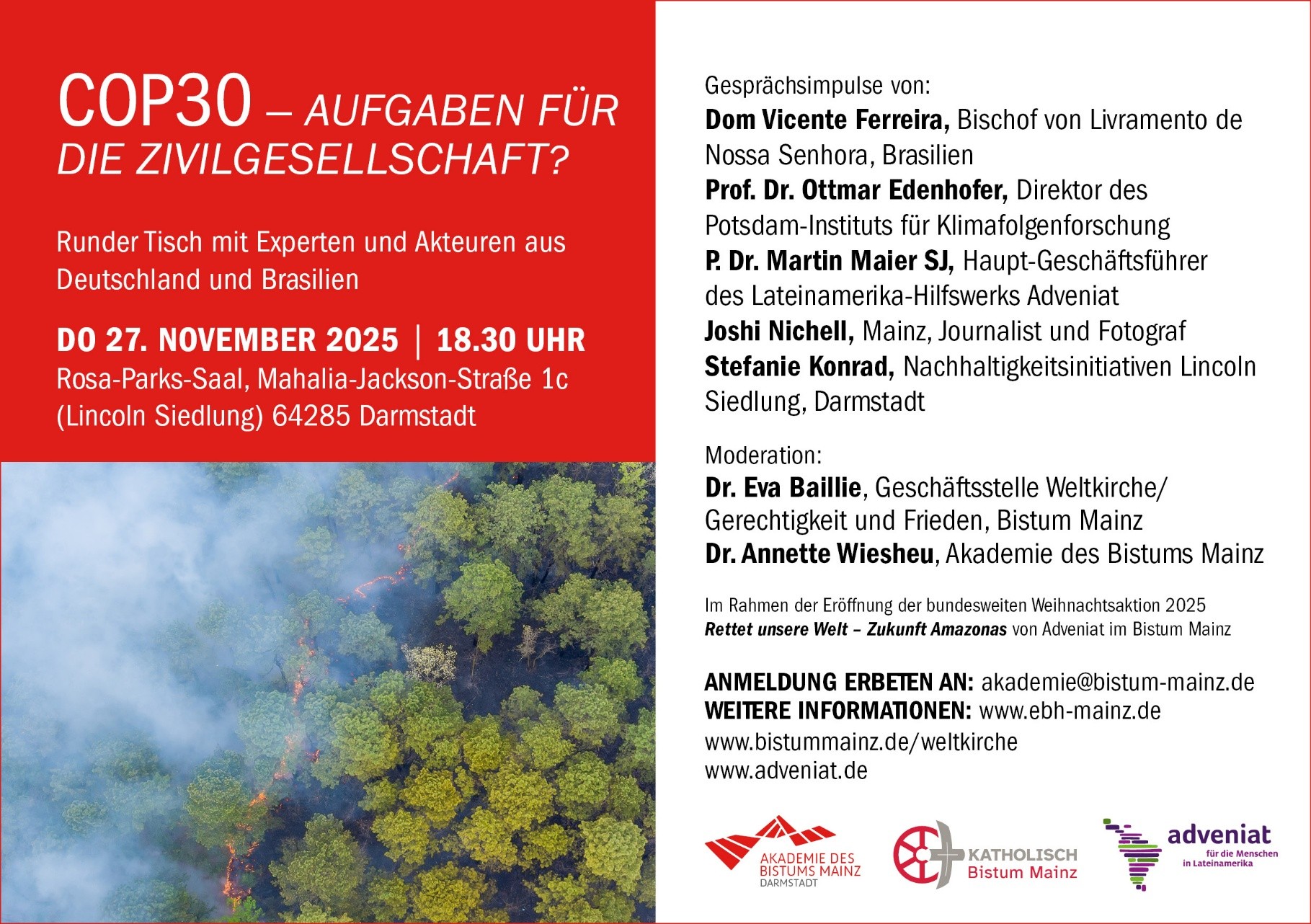 COP30 - Runder Tisch (c) Akademie Erbacher Hof im Bistum Mainz | Darmstadt
