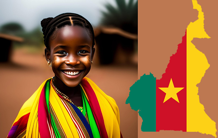 Kamerun_Länderabend (c) Bildkombination aus: Bild von Sketchepedia auf Freepik; Bild von GDJ auf Pixabay