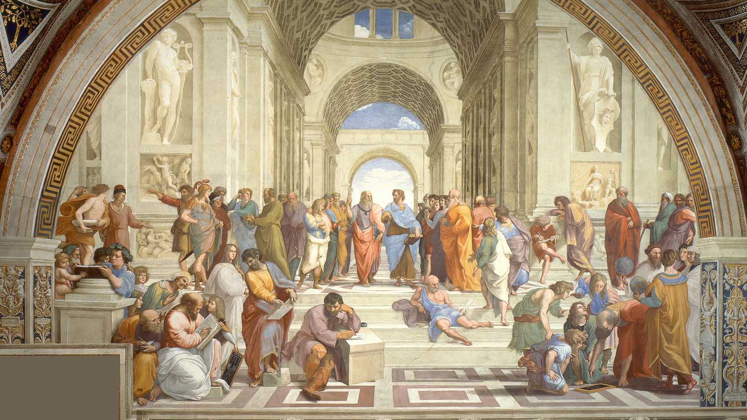 Semesterthema_WS20-21 (c) https://commons.wikimedia.org/wiki/File:Raphael_School_of_Athens.jpg