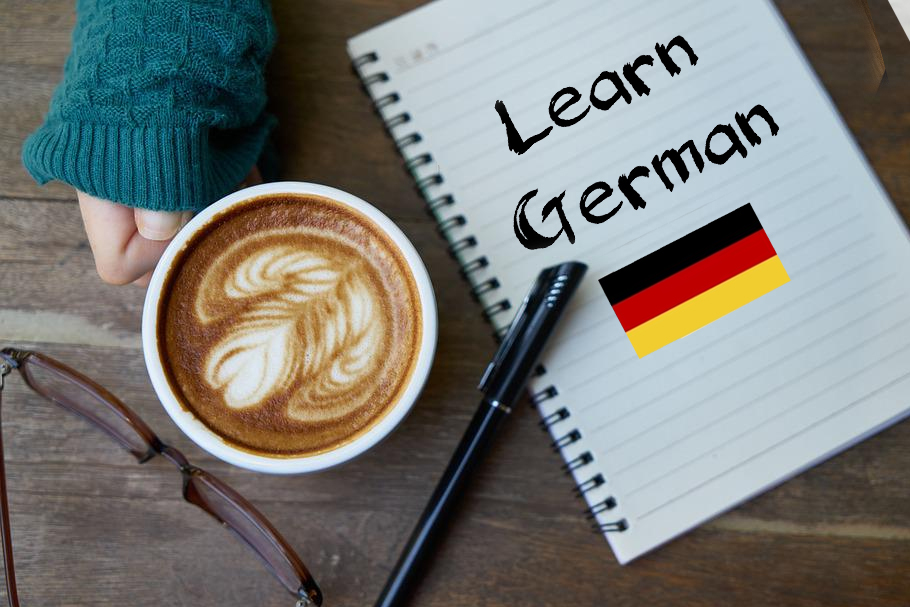 learn German (c) Bild von Engin_Akyurt auf Pixabay; bearbeitet