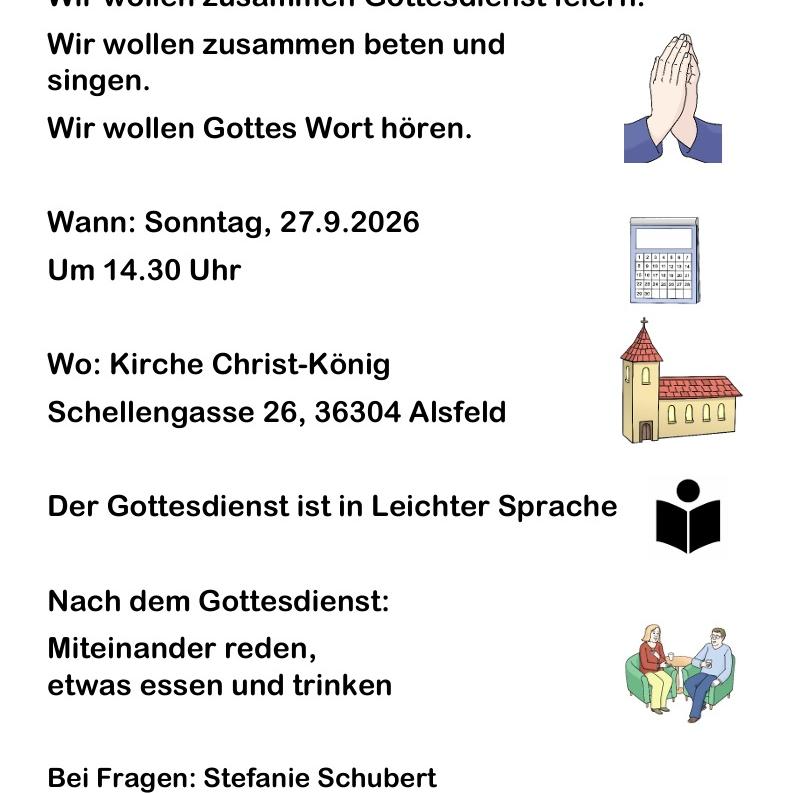 Gottesdienst 27.9.2026