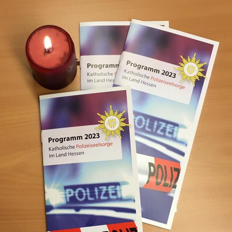 Polizeiseelsorge Hessen Jahresprogramm 2023 (c) Polizeiseelsorge im Land Hessen