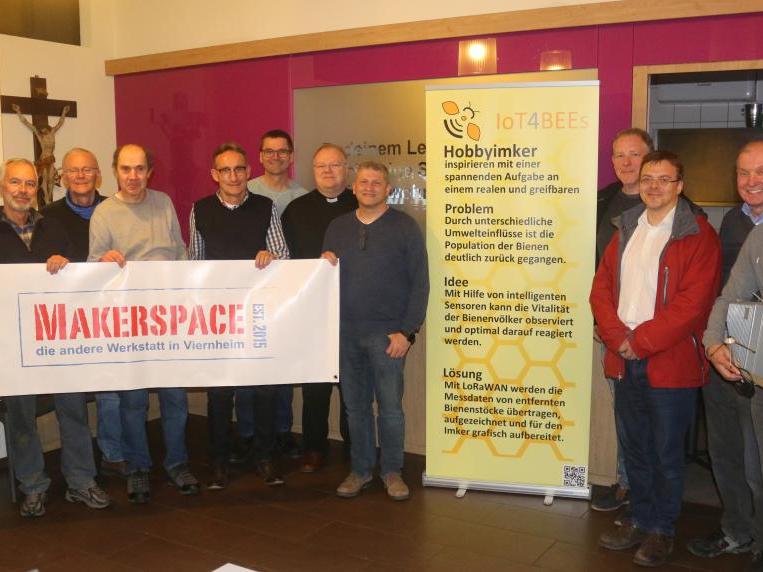 Das Projekt „Bienenstockwaage“ der Gruppe Makerspace wurde ausgezeichnet.