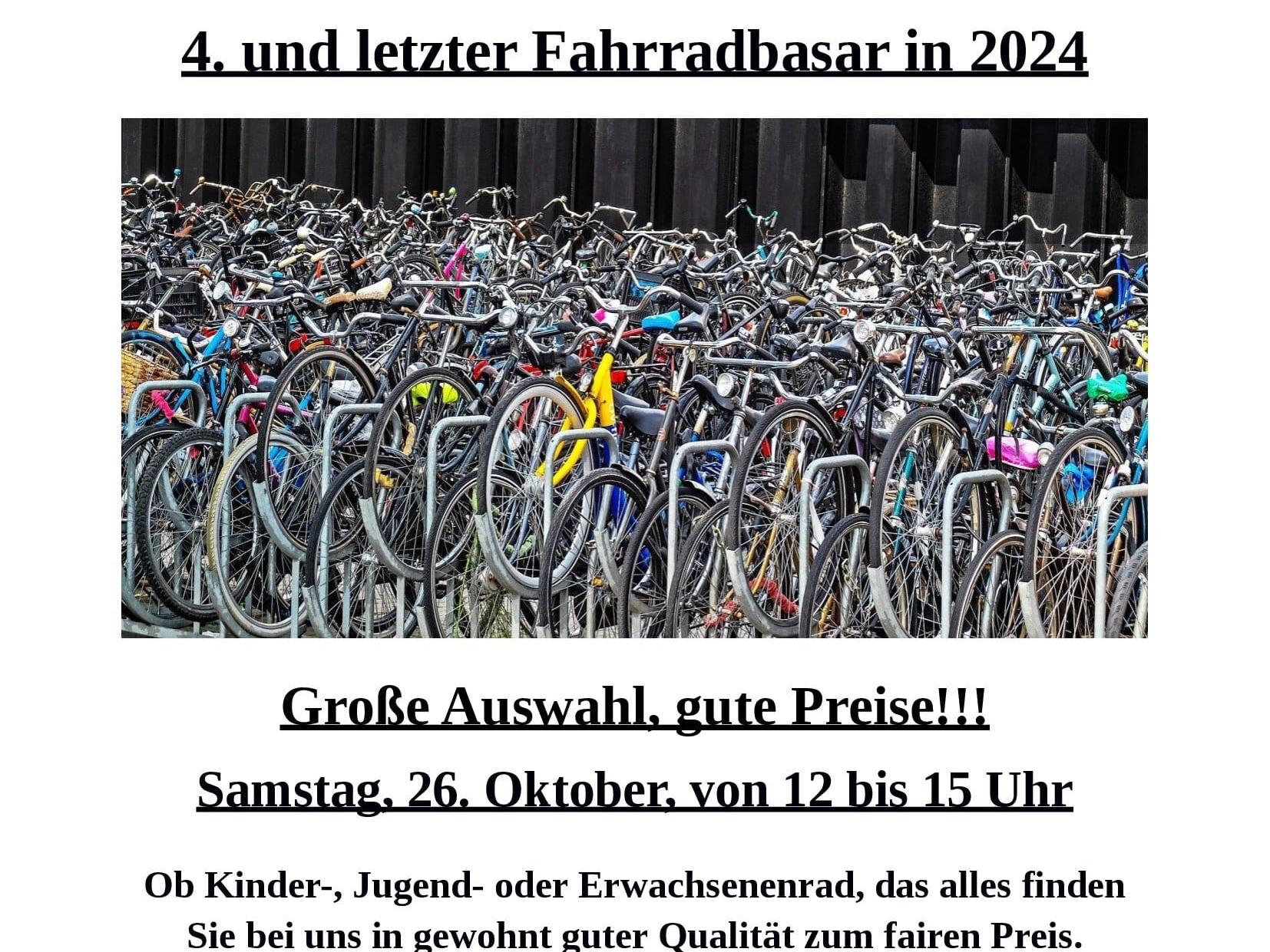 4. Fahrradbasar 2024