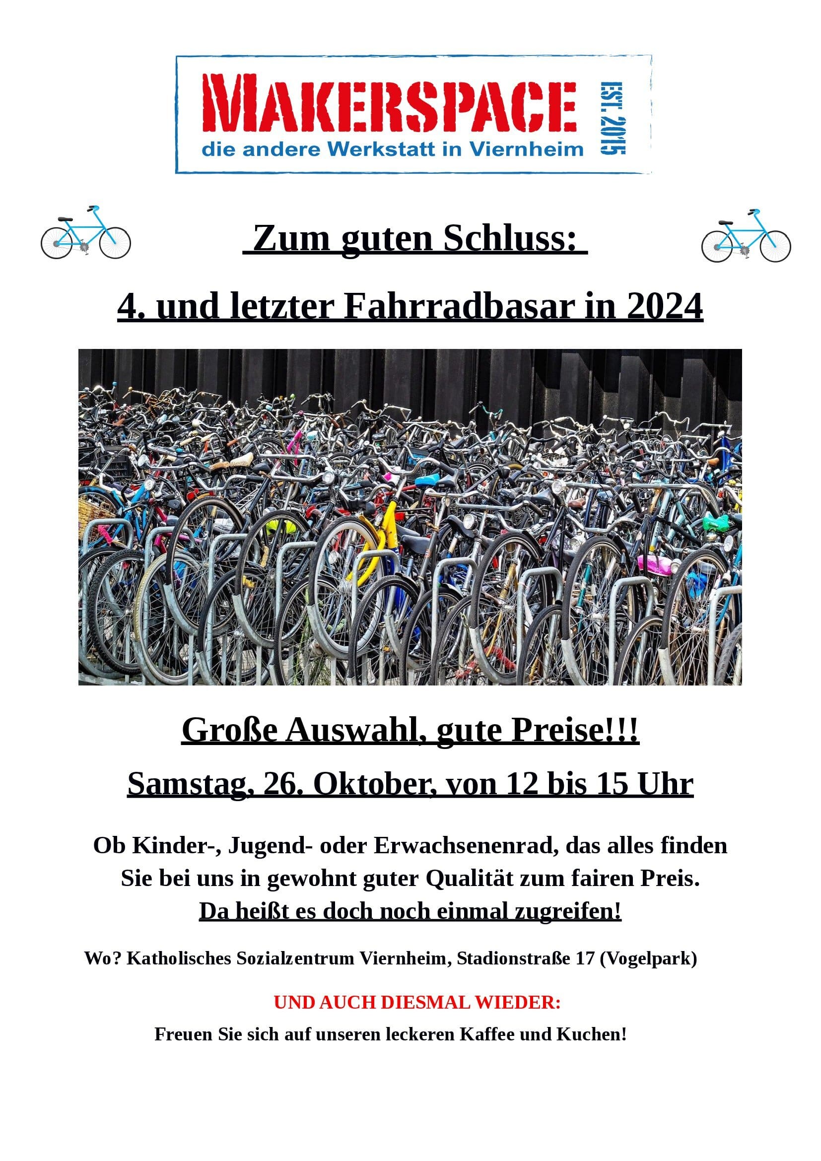 4. Fahrradbasar 2024 (c) Makerspace