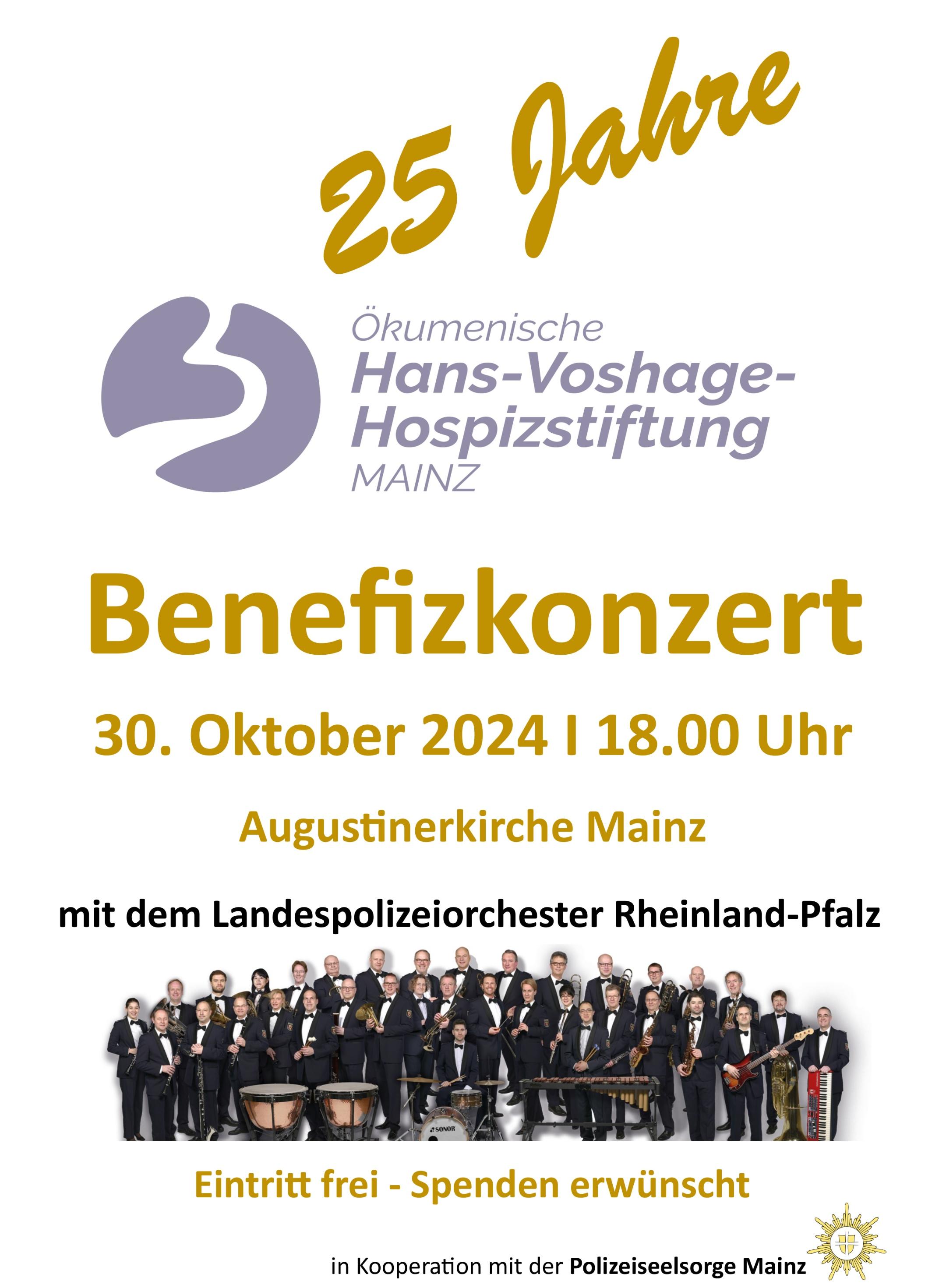 Benefizkonzert: 25 Jahre Hans Voshage Hospizstiftung
