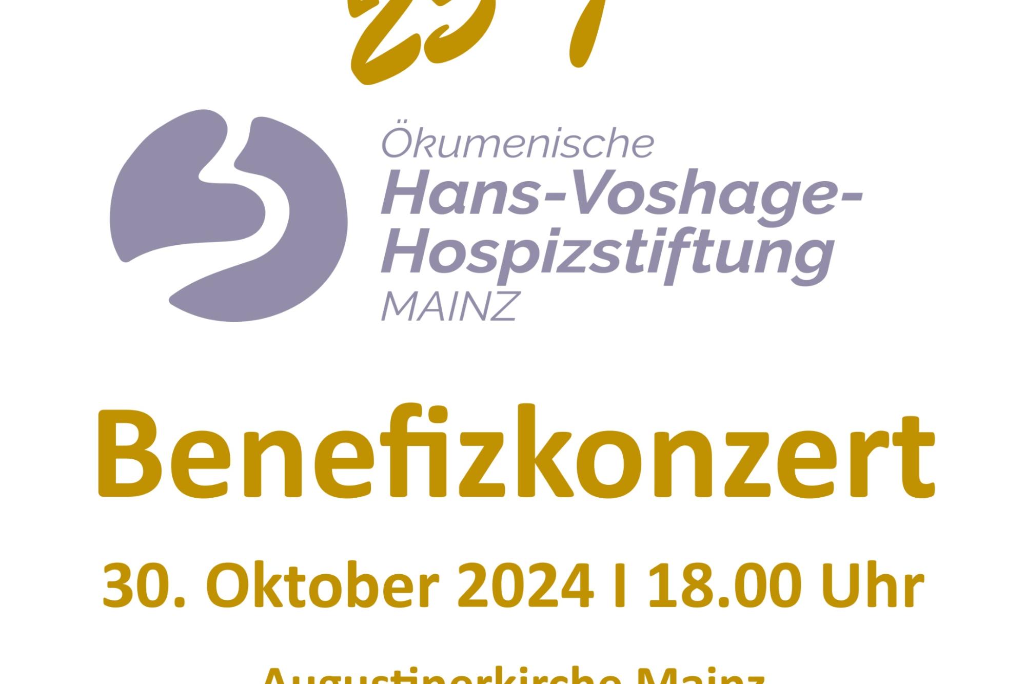 Benefizkonzert: 25 Jahre Hans Voshage Hospizstiftung