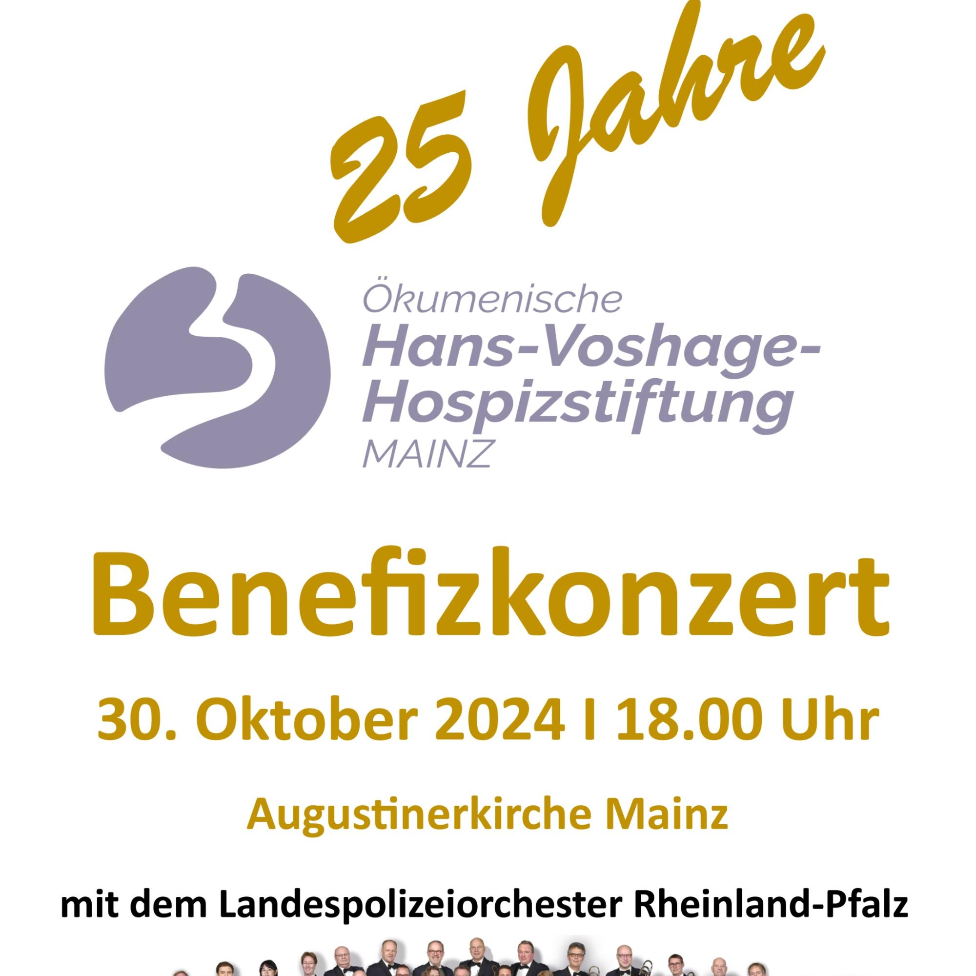 Benefizkonzert: 25 Jahre Hans Voshage Hospizstiftung