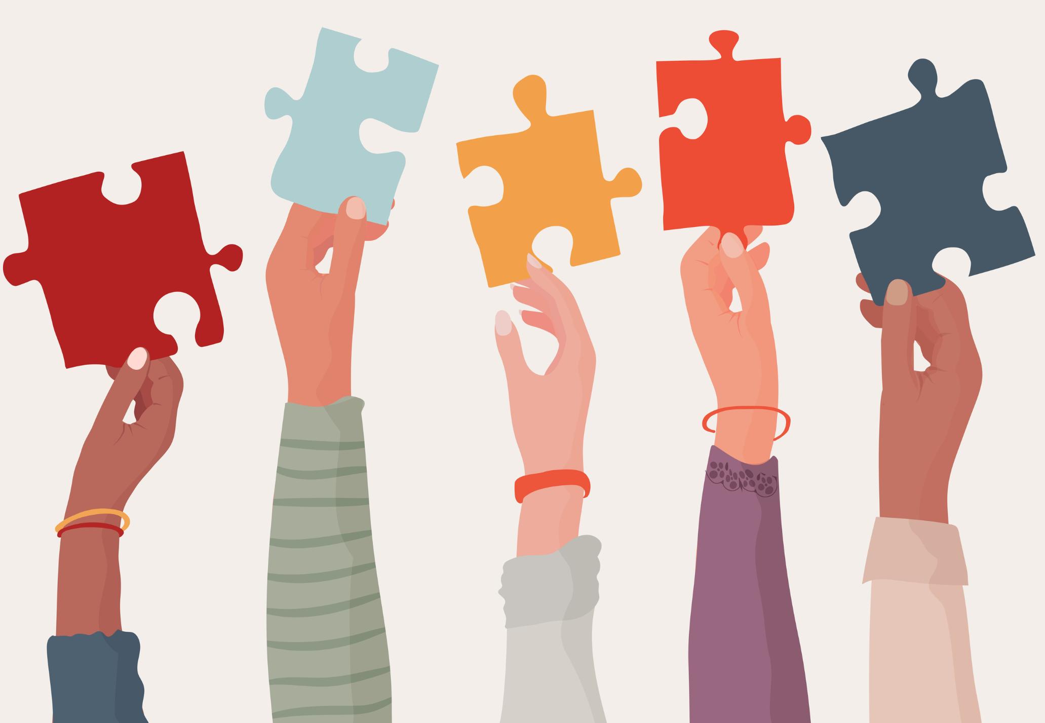 Cooperate and collaborate