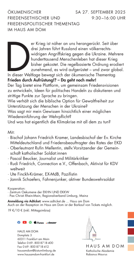 Frieden durch Aufrüstung