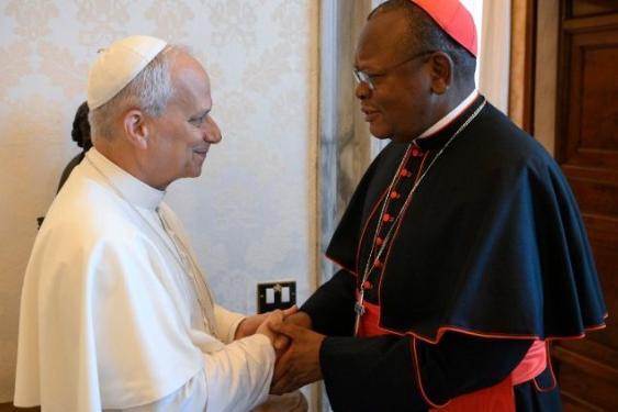 Kardinal Ambongo bei Papst Leo