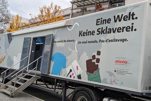 Mobile Ausstellung im Truck