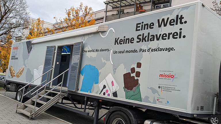 Mobile Ausstellung im Truck