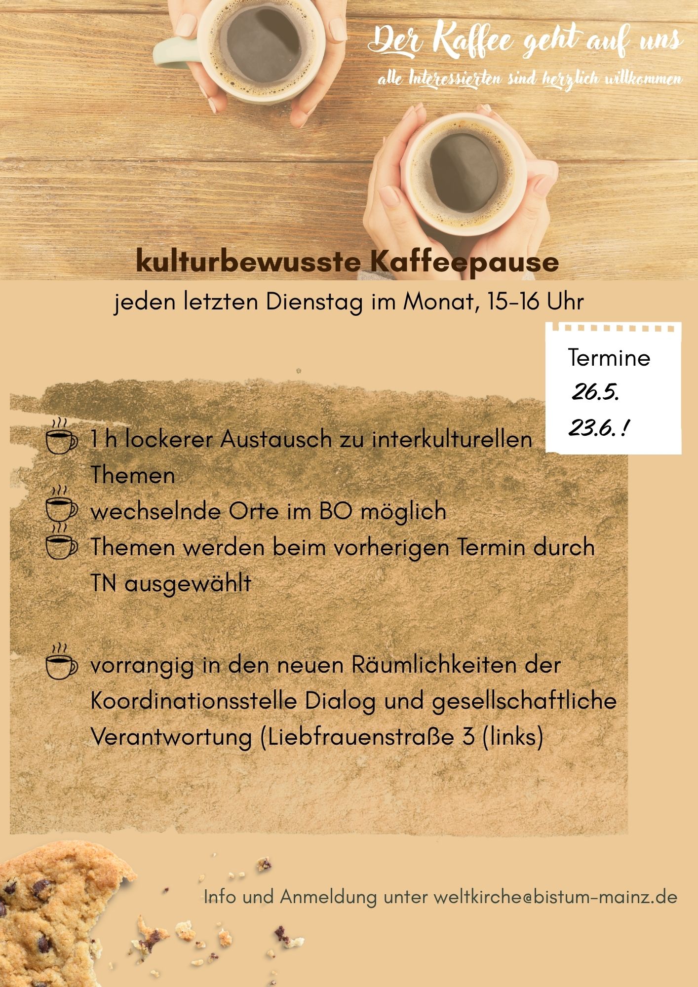 kulturbewusste Kaffeepause