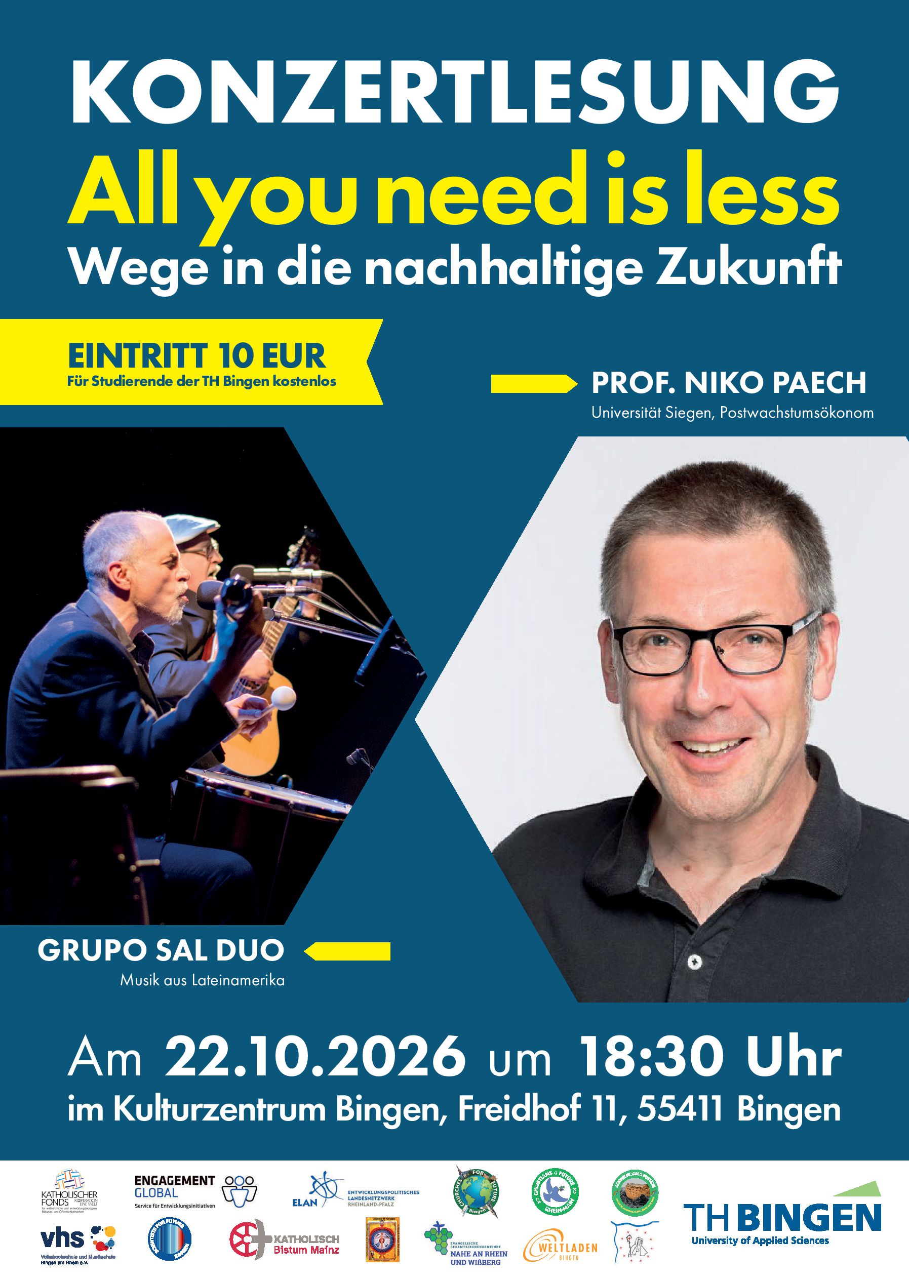 Flyer Konzertlesung