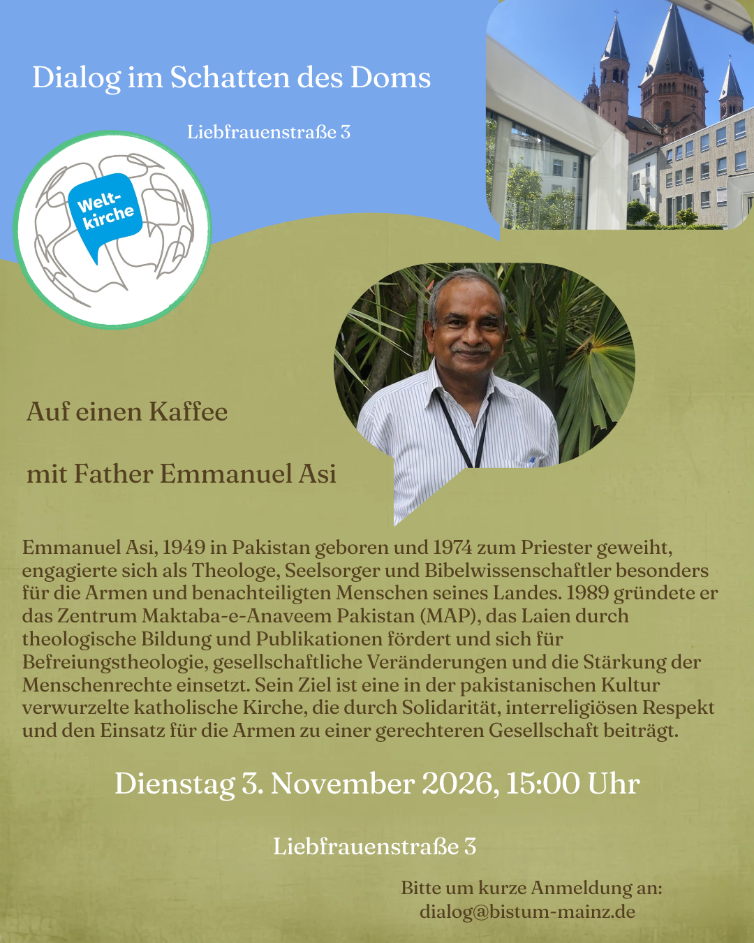 Auf einen Kaffee mit Father Emmanuel Asi
