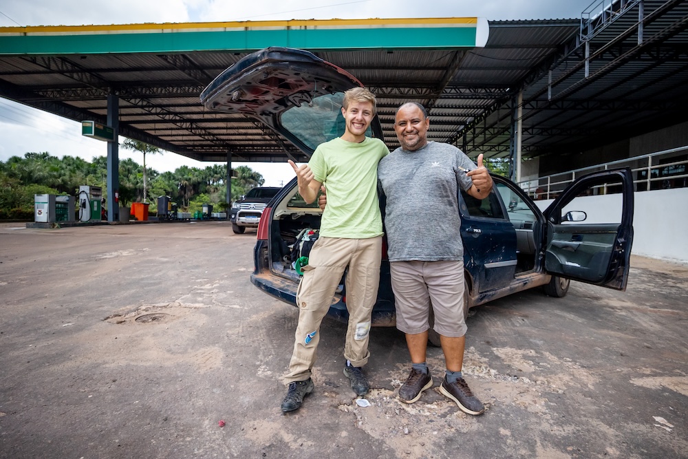 Der erste Lift nach 7 Jahren in Brasilien. Danke Fernando!