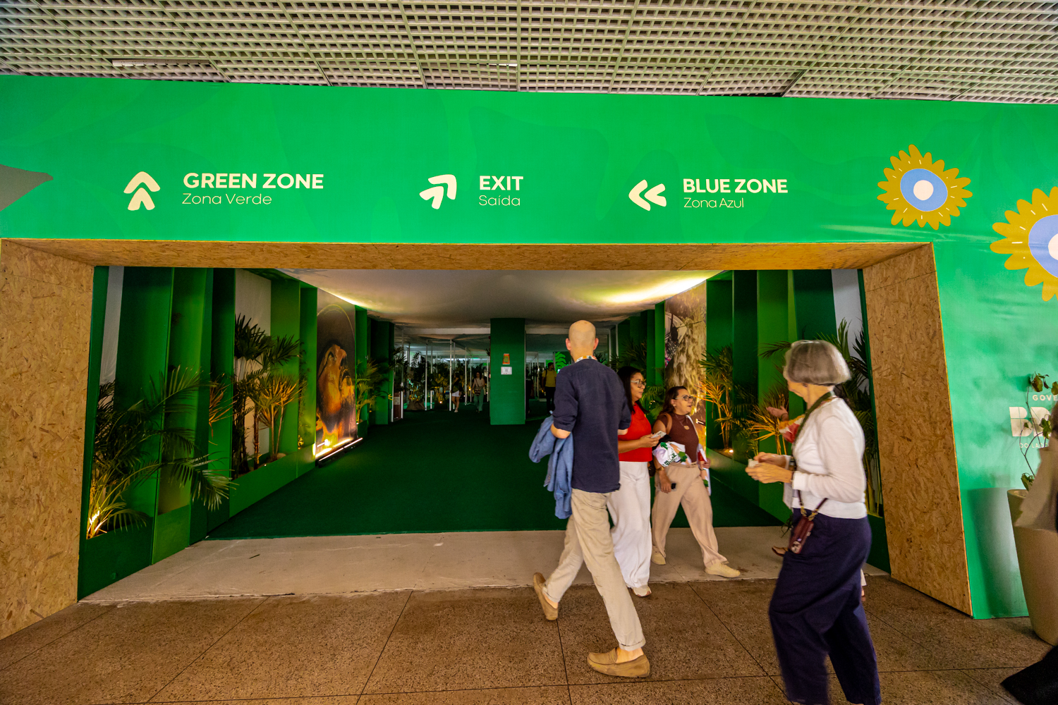 Der Hauptbereich der COP ist in die Green & Blue Zone aufgeteilt.